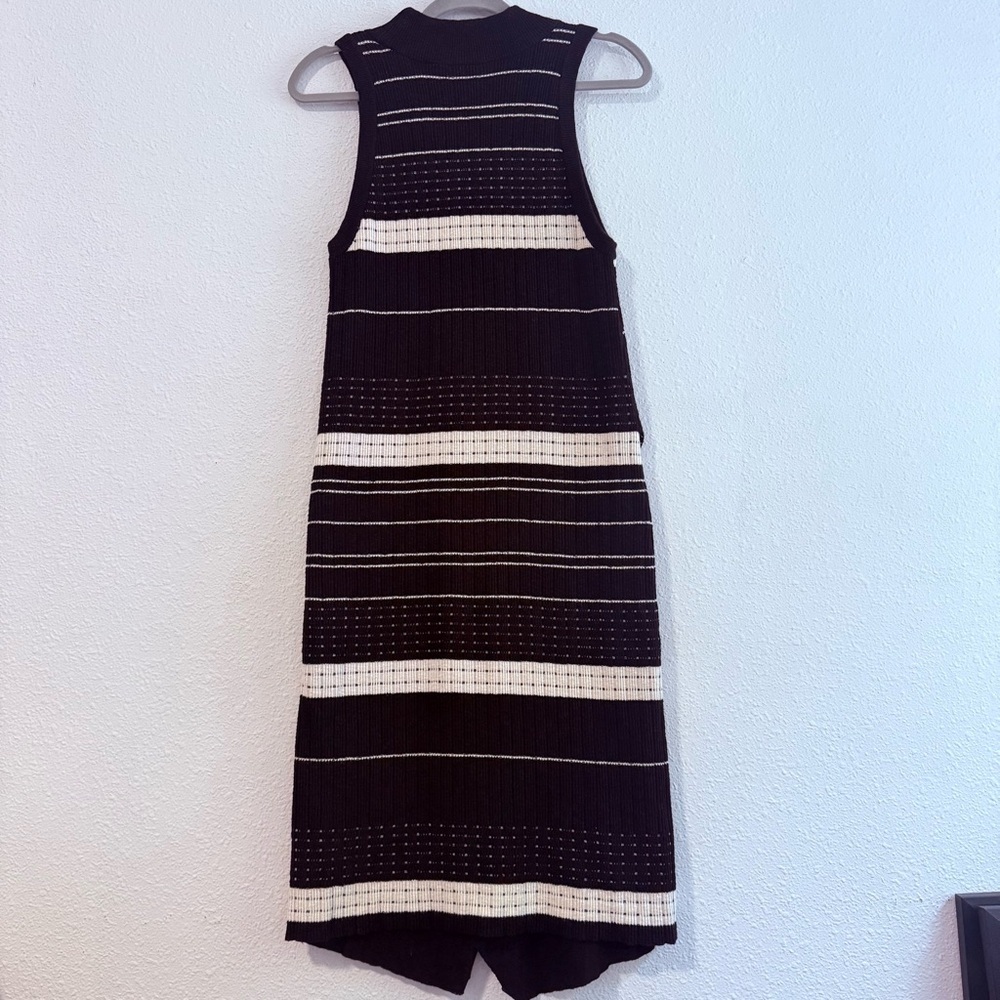 Anthropologieβ MOTH Asymmetrical Turtleneck Sweater Dress Size M - Picture 4 of 10